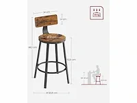 Industriële barkruk, set van 4 - afbeelding 2 van  6
