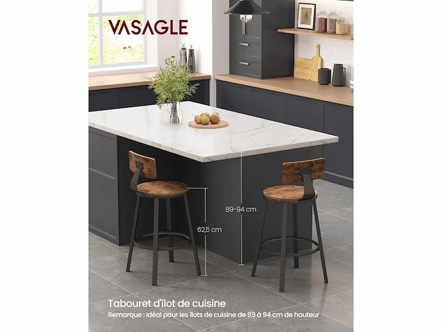 Industriële barkruk (x8) - afbeelding 6 van  10