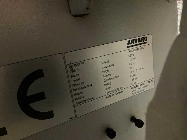 Industriële droger arburg thermolift 100-2 - afbeelding 7 van  7