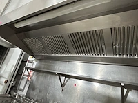 Industriële inox dampkap 496x130x100cm h - afbeelding 2 van  7