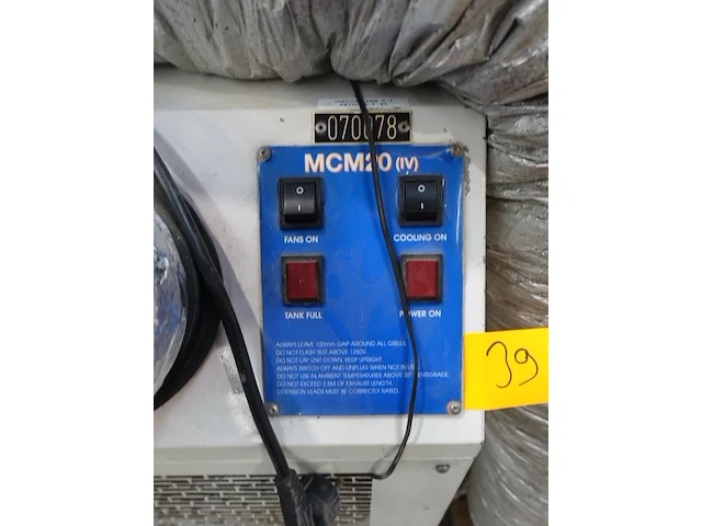 Industriele mobiele airco - afbeelding 3 van  4