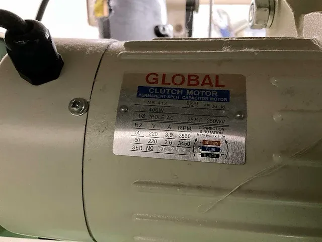 Industriële naaimachine global 333 d - afbeelding 6 van  9