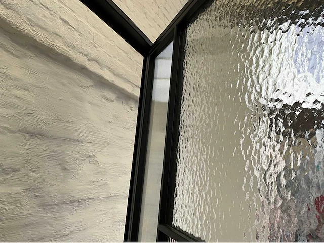 Industriële stalen binnendeur met glas (ral 9005) - afbeelding 3 van  14