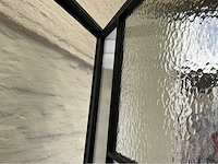 Industriële stalen binnendeur met glas (ral 9005) - afbeelding 3 van  14