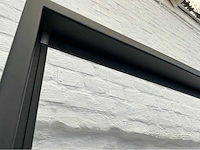 Industriële stalen binnendeur met glas (ral 9005) - afbeelding 4 van  14