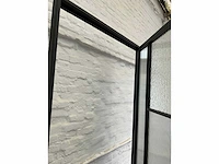 Industriële stalen binnendeur met glas (ral 9005) - afbeelding 2 van  14