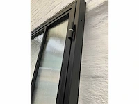 Industriële stalen binnendeur met glas (ral 9005) - afbeelding 9 van  14