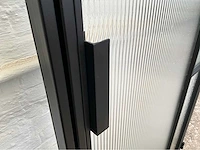 Industriële stalen binnendeur met glas (ral 9005) - afbeelding 11 van  14