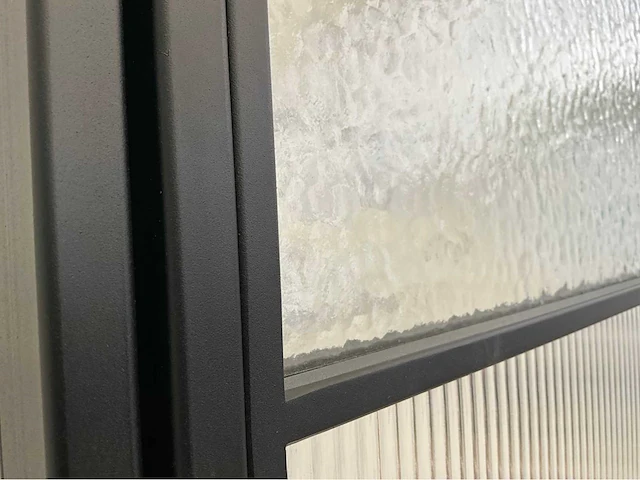 Industriële stalen binnendeur met glas (ral 9005) - afbeelding 12 van  14