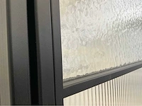 Industriële stalen binnendeur met glas (ral 9005) - afbeelding 12 van  14