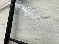 Industriële stalen binnendeur met glas (ral 9005) - afbeelding 13 van  14