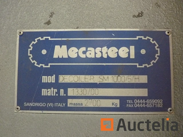 Industriële stempel- en snijlijn voor metalen plaat mecasteel - afbeelding 8 van  78