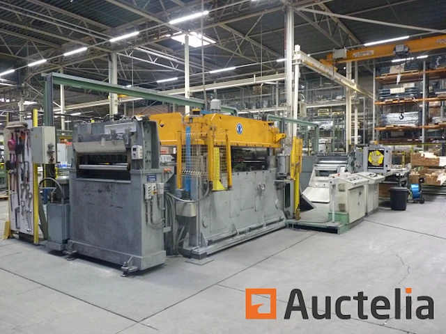 Industriële stempel- en snijlijn voor metalen plaat mecasteel - afbeelding 1 van  78