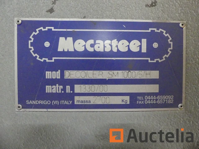 Industriële stempel- en snijlijn voor metalen plaat mecasteel - afbeelding 64 van  78