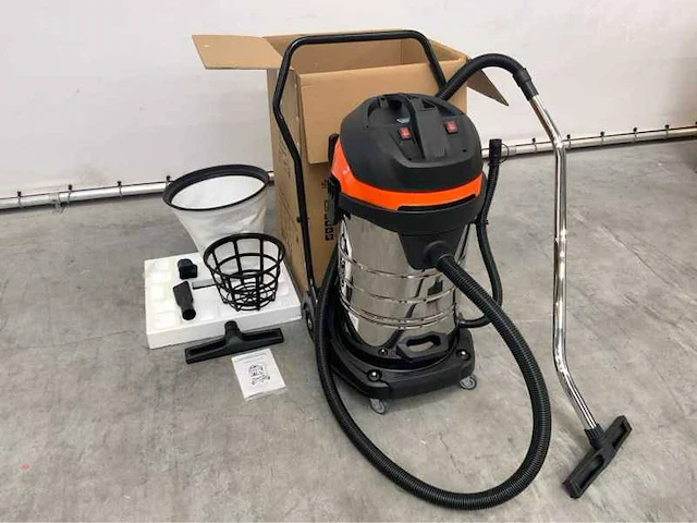 Industriële stofzuiger 80l elektrisch 2000w nieuw - afbeelding 1 van  1