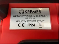 Industriele stofzuiger kremer kr60l-4 - afbeelding 1 van  4