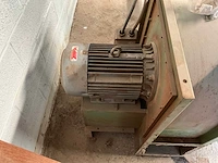 Industriële ventilator/turbine met elektromotor - afbeelding 5 van  6