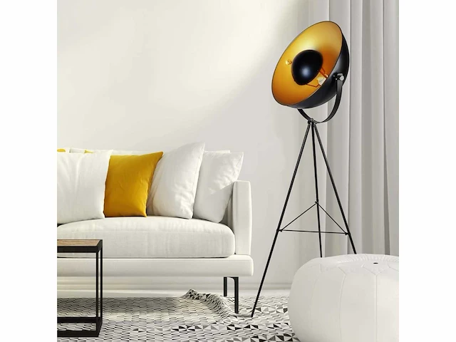 Industriële vloerlamp - statief - 70x70x139 cm - afbeelding 5 van  6