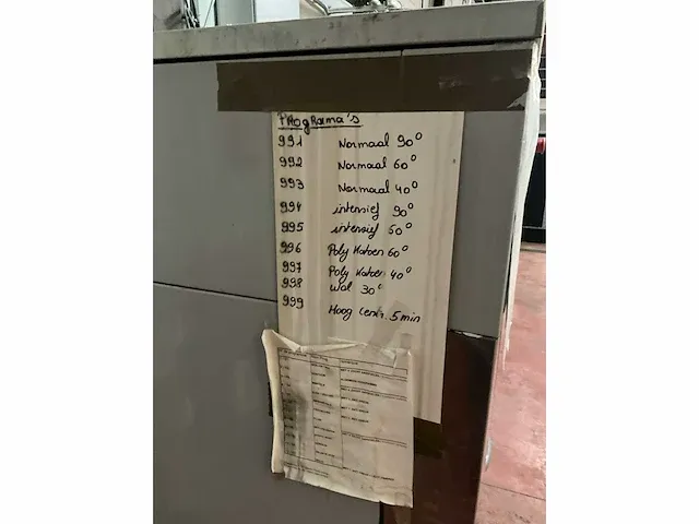 Industriële wasmachine electrolux type model w4240h - afbeelding 9 van  12