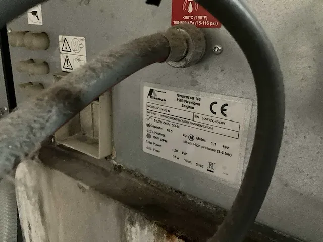 Industriële wasmachine ipso type model iy105m - afbeelding 8 van  11