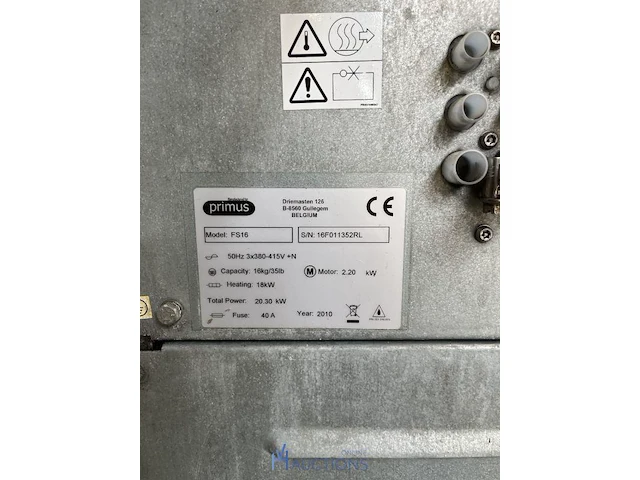 Industriële wasmachine primus - afbeelding 4 van  6