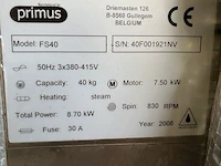 Industriële wasmachine primus - afbeelding 4 van  6