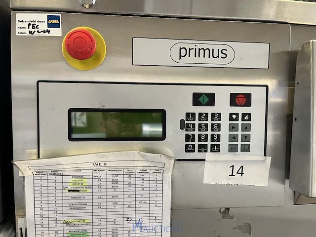 Industriële wasmachine primus - afbeelding 2 van  6