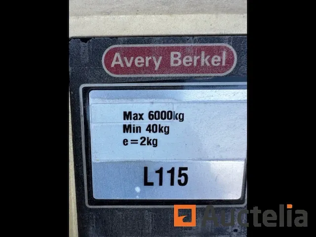 Industriële weegschaal baskuul. - afbeelding 7 van  7