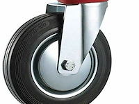 Industriële wielen van rubber, diameter 125 mm - afbeelding 2 van  2