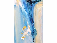Ineke ten kaate - une française bleue - acryl op doek - afbeelding 7 van  8