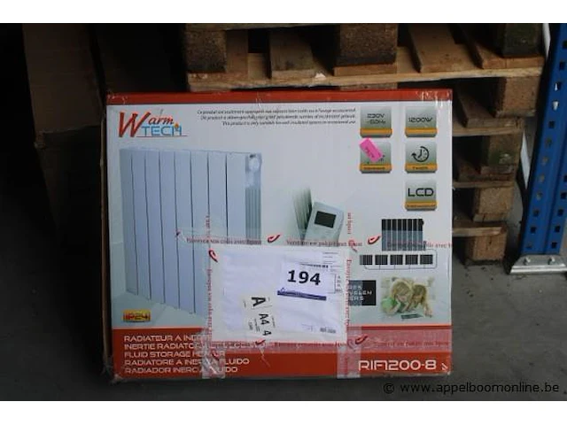 Inertie radiator warm tech, rif1200-8 - afbeelding 1 van  2