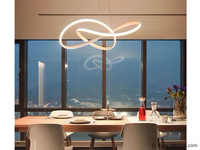 Infinity led design armatuur zilver - afbeelding 1 van  7