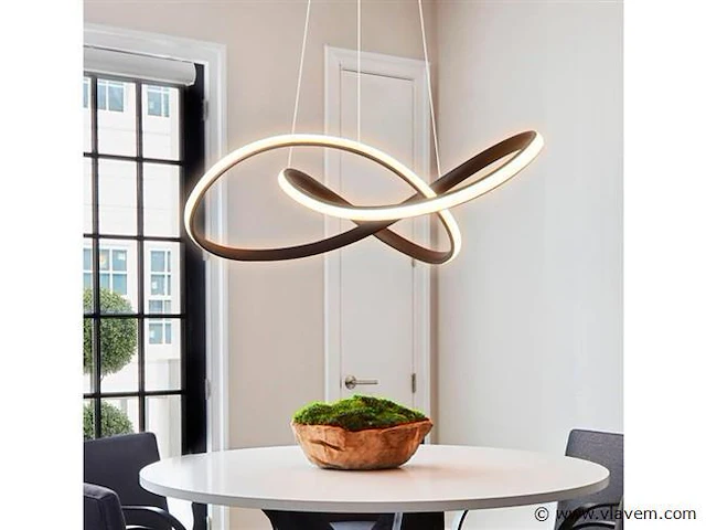 Infinity led design armatuur zilver - afbeelding 3 van  7