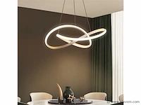 Infinity led design armatuur zilver - afbeelding 5 van  7