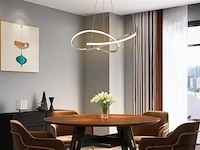 Infinity led design armatuur zilver - afbeelding 7 van  7