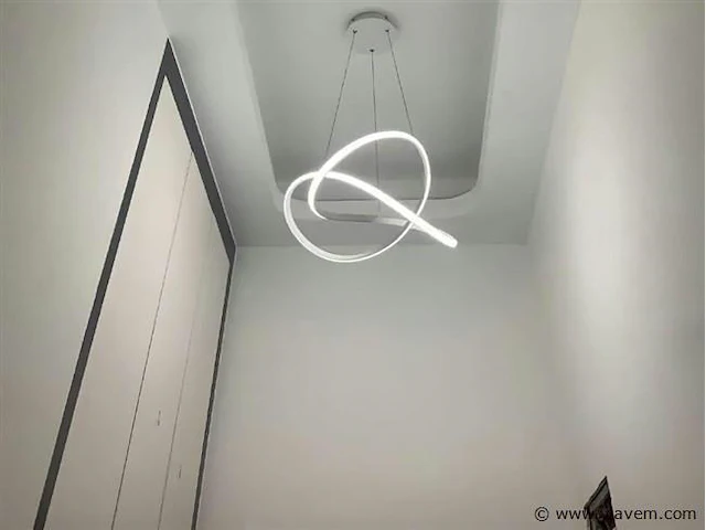 Infinity led design armatuur zilver - afbeelding 6 van  7