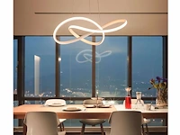 Infinity led design armatuur zilver - afbeelding 2 van  7