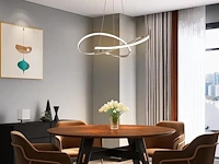 Infinity led design armatuur zilver - afbeelding 7 van  7