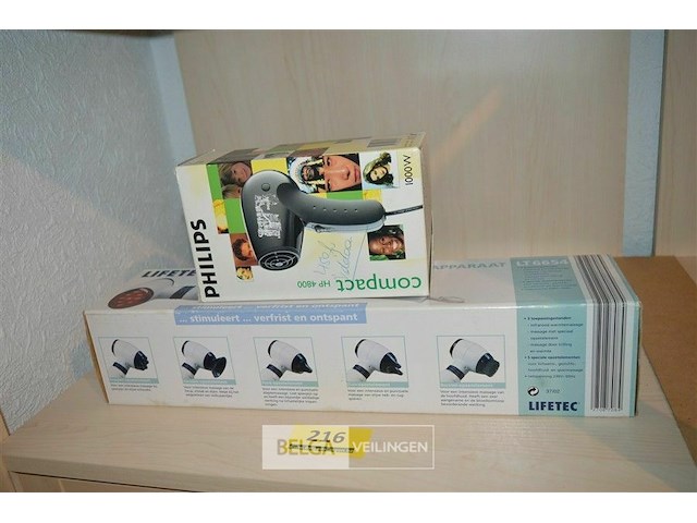 Infra-rood massagetoestel en haardroger - afbeelding 1 van  4