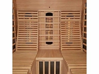 Infrarood cabine 150x150cm - dual technologie - 2-3 personen - afbeelding 2 van  10