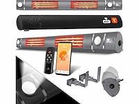 Infrarood heater / infrarood straalkachel 3000w ir gastro bar incl. led terrasverwarmer - afbeelding 1 van  10