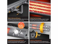 Infrarood heater / infrarood straalkachel 3000w ir gastro bar incl. led terrasverwarmer - afbeelding 7 van  10