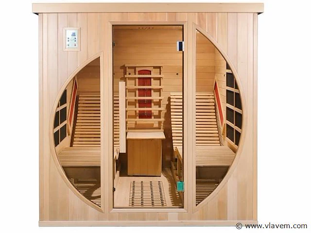 Infrarood sauna - rechthoekig 180x180x190cm - afbeelding 1 van  5