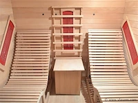 Infrarood sauna - rechthoekig 180x180x190cm - afbeelding 2 van  5