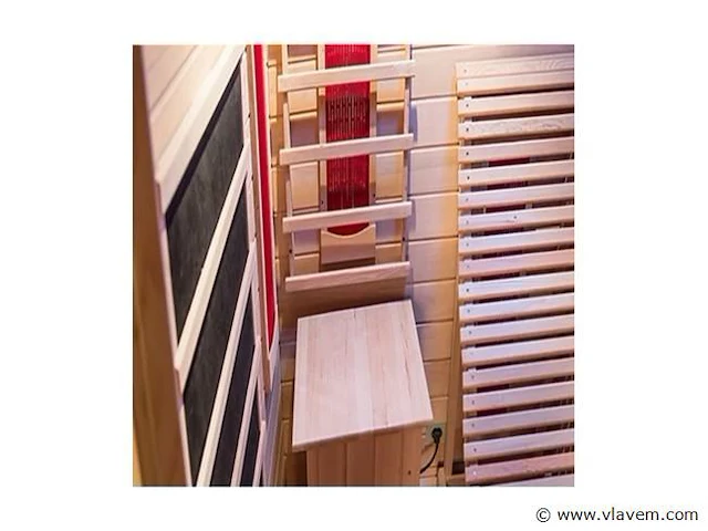Infrarood sauna - rechthoekig 180x180x190cm - afbeelding 3 van  5