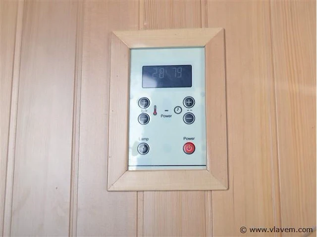 Infrarood sauna - rechthoekig 180x180x190cm - afbeelding 5 van  5