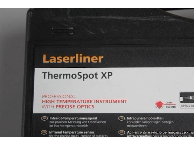 Infrarood temperatuurmeettoestel laserliner, thermospot xp - afbeelding 2 van  2