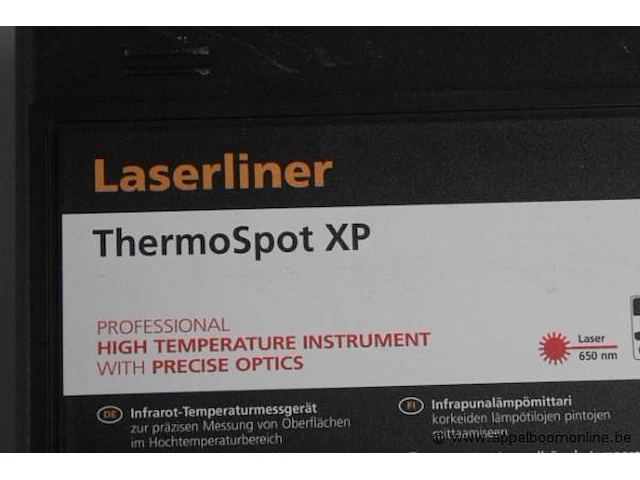 Infrarood temperatuurmeettoestel laserliner, thermospot xp - afbeelding 2 van  2