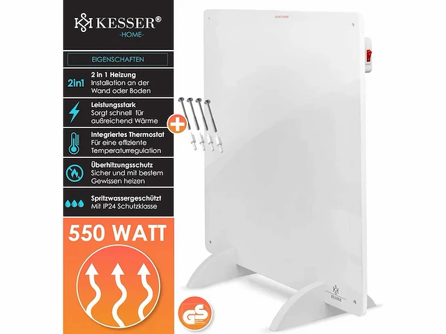 Infrarood verwarming - 550w (x2) - afbeelding 3 van  6