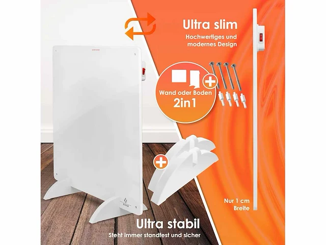 Infrarood verwarming - 550w (x2) - afbeelding 5 van  6